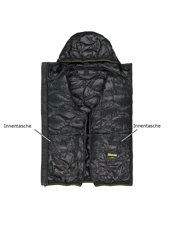 Blauer. USA, Daunenjacke, Mikrofaser Wasserabweisend, Schwarz 5 Blauer. USA, Daunenjacke, Mikrofaser Wasserabweisend, Schwarz – Bild 3