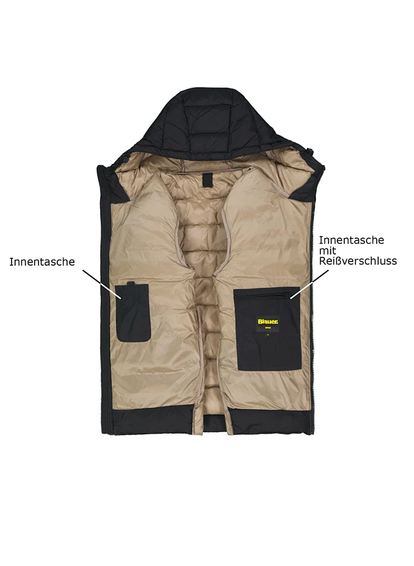 Blauer. USA, Daunenjacke, Mikrofaser, Schwarz 5 Blauer. USA, Daunenjacke, Mikrofaser, Schwarz – Bild 3