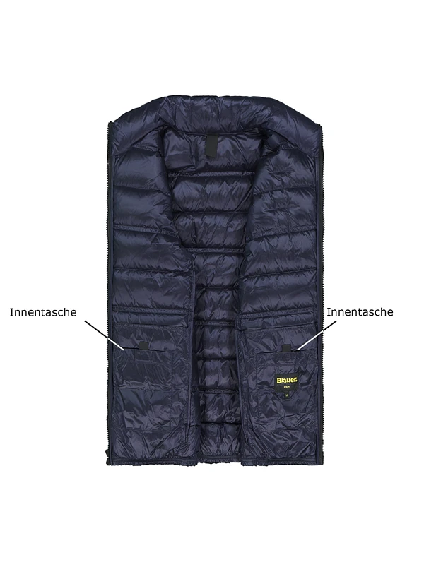 Blauer. USA, Daunenjacke, Nylon, Dunkelblau 5 Blauer. USA, Daunenjacke, Nylon, Dunkelblau – Bild 3