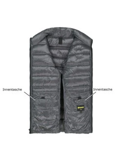 Blauer. USA, Daunenjacke, Nylon, Grau 7 Blauer. USA, Daunenjacke, Nylon, Grau -Herrenausstatter Geschaft 448332 norm3