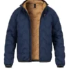 Blauer. USA, Daunenjacke, Mikrofaser Wasserabweisend, Navy -Herrenausstatter Geschaft 448334 norm