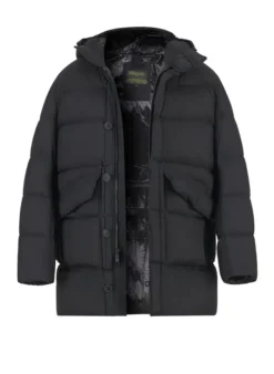 Blauer. USA, Daunenparka, Mikrofaser Wasserabweisend, Schwarz