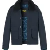 Blauer. USA, Polizeijacke, Mikrofaser Wasserabweisend, Blue -Herrenausstatter Geschaft 448340 norm