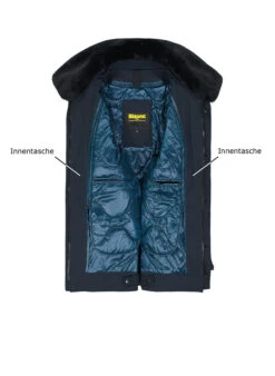 Blauer. USA, Polizeijacke, Mikrofaser Wasserabweisend, Blue -Herrenausstatter Geschaft 448340 norm3