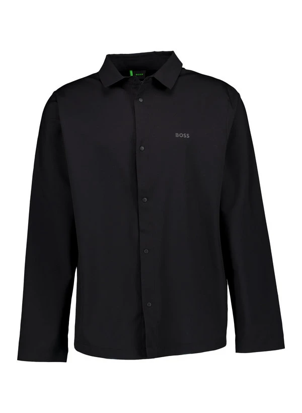 BOSS Green, Hemd Cruise, Mikrofaser Geruchshemmend, Schwarz 3 BOSS Green, Hemd Cruise, Mikrofaser Geruchshemmend, Schwarz