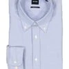 BOSS Black, Hemd Liam, Regular Fit, Baumwolle, Blau -Herrenausstatter Geschaft 448376 norm