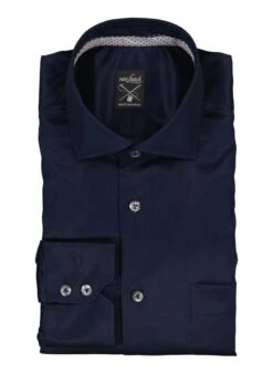 Van Laack, Hemd Vl-Rivara-CF, Comfort Fit, Baumwolle, Nachtblau