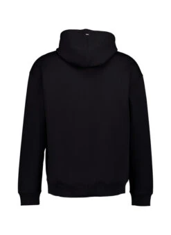 HUGO, Hoodie Daragenhood, Baumwolle, Schwarz -Herrenausstatter Geschaft 448381 norm2