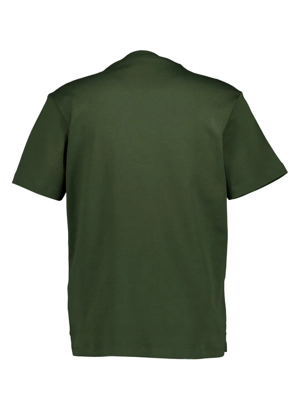 HUGO, T-Shirt Dargentee, Baumwolle, Dunkelgrün 5 HUGO, T-Shirt Dargentee, Baumwolle, Dunkelgrün – Bild 3