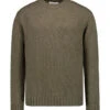 JUVIA, Pullover, Merinowolle, Khaki -Herrenausstatter Geschaft 448412 norm