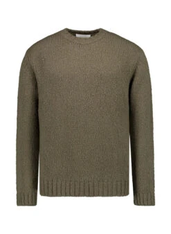 JUVIA, Pullover, Merinowolle, Khaki