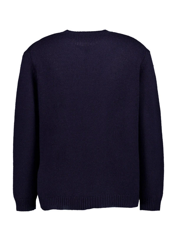 JUVIA, Pullover Bruno, Wolle-Kaschmir, Navy 5 JUVIA, Pullover Bruno, Wolle-Kaschmir, Navy – Bild 3