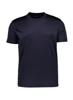 EMPORIO ARMANI, T-Shirt, Tencel-Baumwolle, Navy