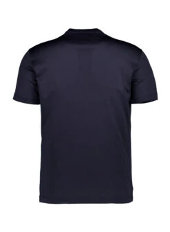EMPORIO ARMANI, T-Shirt, Tencel-Baumwolle, Navy -Herrenausstatter Geschaft 448418 norm2