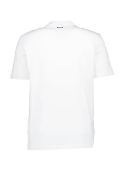 BOSS Green, T-Shirt Iconic, Baumwoll-Stretch, Weiß -Herrenausstatter Geschaft 448424 norm2