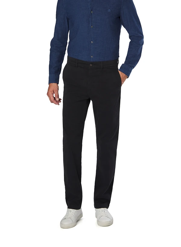 BOSS Orange, Chino, Regular Fit, Baumwolle, Schwarz 3 BOSS Orange, Chino, Regular Fit, Baumwolle, Schwarz