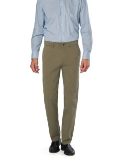 BOSS Orange, Chino, Regular Fit, Baumwolle, Grün