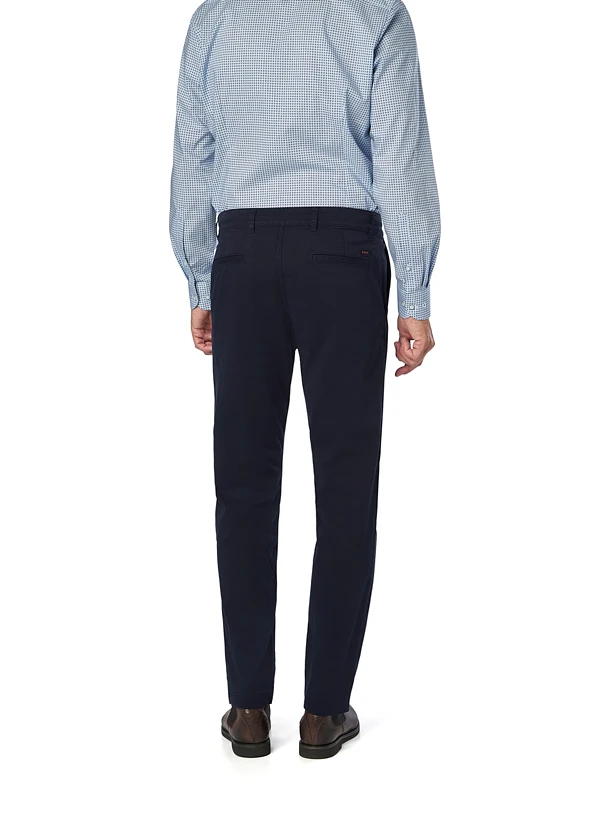 BOSS Orange, Chino, Regular Fit, Baumwolle, Dunkelblau 5 BOSS Orange, Chino, Regular Fit, Baumwolle, Dunkelblau – Bild 3