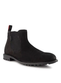 Bugatti, Chelsea Boots, Veloursleder, Cognac