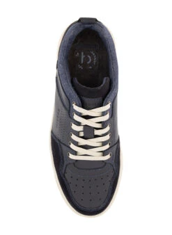 Bugatti, Sneaker, Leder, Dunkelblau-denim -Herrenausstatter Geschaft 448478 norm2