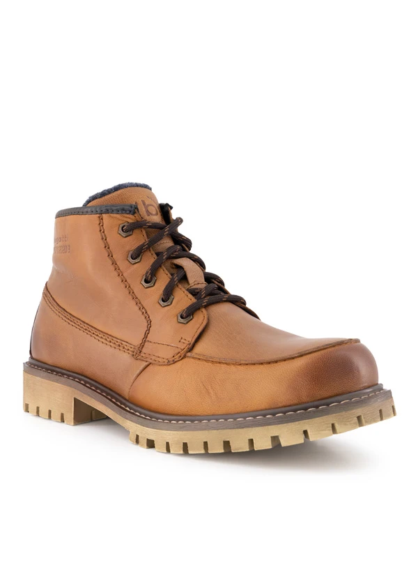 Bugatti, Desert Boots, Leder Beschichtet Warmgefüttert, Cognac 3 Bugatti, Desert Boots, Leder Beschichtet Warmgefüttert, Cognac