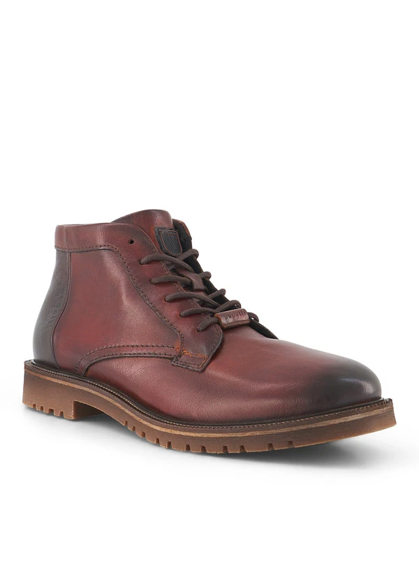 Bugatti, Desert Boots, Leder Warmgefüttert, Cognac-braun 3 Bugatti, Desert Boots, Leder Warmgefüttert, Cognac-braun