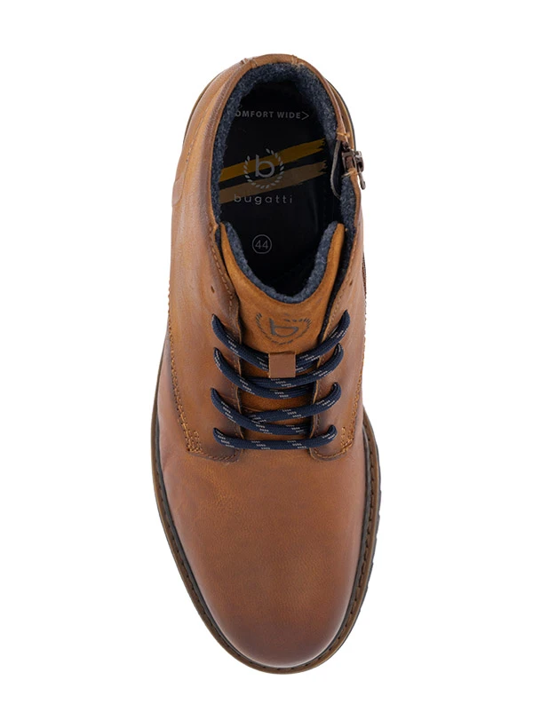 Bugatti, Desert Boots, Leder Warmgefüttert Extraweit, Cognac 4 Bugatti, Desert Boots, Leder Warmgefüttert Extraweit, Cognac – Bild 2