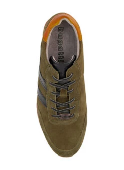 Bugatti, Sneaker, Veloursleder, Dunkelgrün 6 Bugatti, Sneaker, Veloursleder, Dunkelgrün -Herrenausstatter Geschaft 448503 norm2