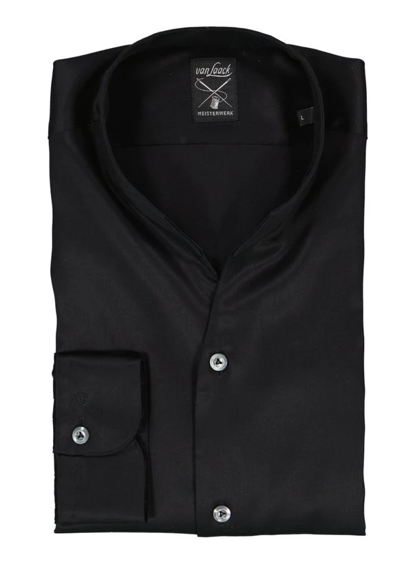 Van Laack, Hemd, Vl-Rudo-N, Baumwolle, Schwarz 3 Van Laack, Hemd, Vl-Rudo-N, Baumwolle, Schwarz