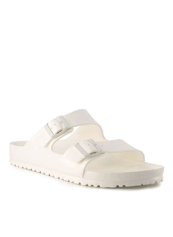 BIRKENSTOCK, Pantoletten, Gummi, Normale Passform, Weiß 3 BIRKENSTOCK, Pantoletten, Gummi, Normale Passform, Weiß