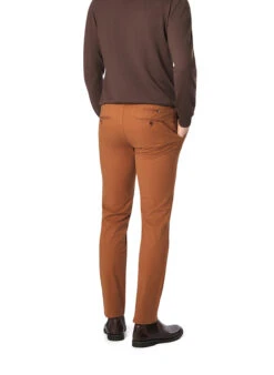 Brax, Chino Fabio, Regular Fit, Baumwolle, Rostbraun -Herrenausstatter Geschaft 448549 norm2