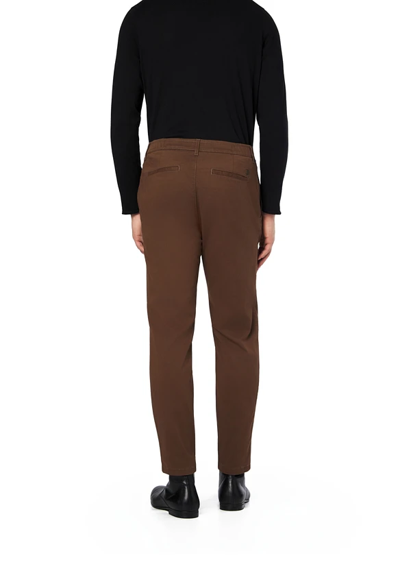 Brax, Hose, Baumwolle, Braun Meliert 4 Brax, Hose, Baumwolle, Braun Meliert – Bild 2