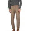 Brax, Chino Phil, Cropped Fit, Jersey, Khaki Meliert
