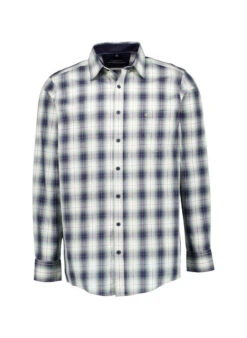 CasaModa, Hemd, Comfort Fit, Baumwolle, Grün Kariert