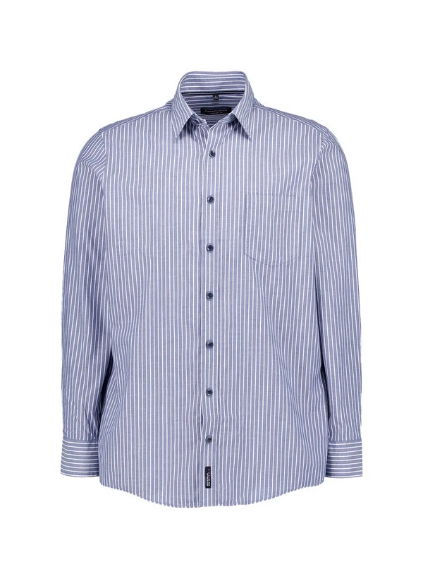 CasaModa, Hemd, Comfort Fit, Baumwolle, Blau Gestreift 3 CasaModa, Hemd, Comfort Fit, Baumwolle, Blau Gestreift