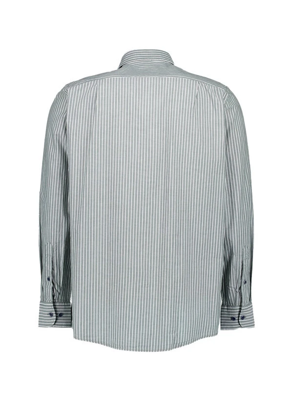 CasaModa, Hemd, Comfort Fit, Baumwolle, Grün Gestreift 5 CasaModa, Hemd, Comfort Fit, Baumwolle, Grün Gestreift – Bild 3
