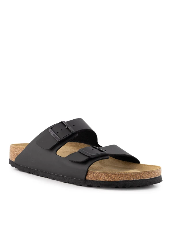 BIRKENSTOCK, Pantoletten, Birko-Flor®, Schmale Passform, Schwarz 3 BIRKENSTOCK, Pantoletten, Birko-Flor®, Schmale Passform, Schwarz