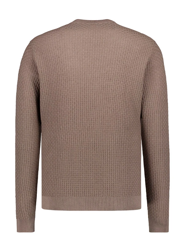 EMPORIO ARMANI, Pullover, Wolle, Braun 5 EMPORIO ARMANI, Pullover, Wolle, Braun – Bild 3