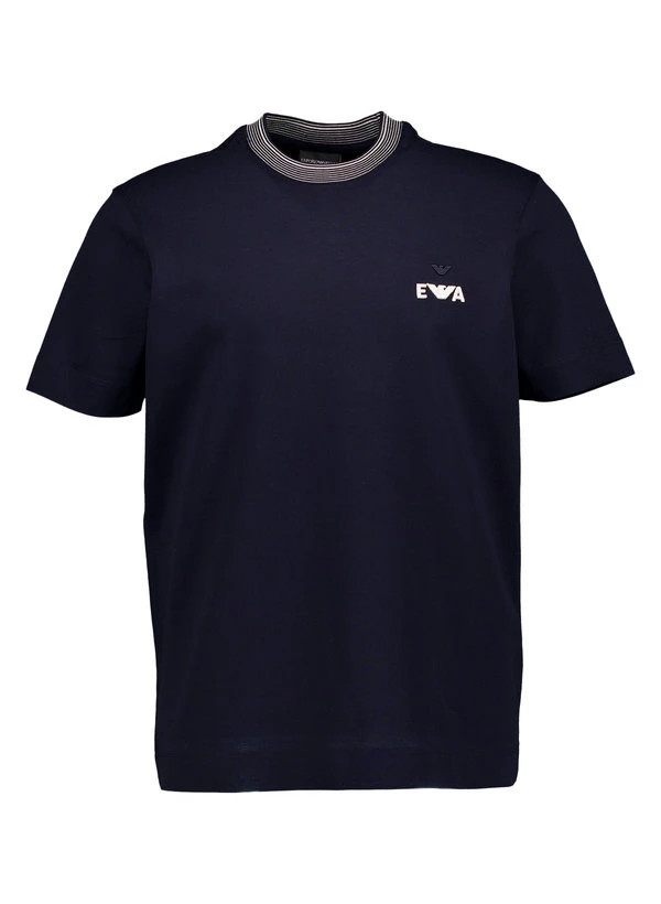 EMPORIO ARMANI, T-Shirt, Baumwoll-Piquè, Navy 3 EMPORIO ARMANI, T-Shirt, Baumwoll-Piquè, Navy