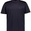 EMPORIO ARMANI, T-Shirt, Lyocell-Baumwolle, Navy -Herrenausstatter Geschaft 448722 norm