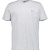 BOSS Green, T-Shirt, Baumwoll-Jersey, Grau Meliert 2 BOSS Green, T-Shirt, Baumwoll-Jersey, Grau Meliert -Herrenausstatter Geschaft 448727 norm