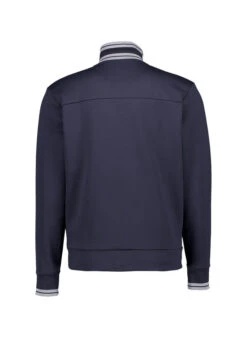 BOSS Green, Sweatjacke Zone, Baumwolle, Dunkelblau 7 BOSS Green, Sweatjacke Zone, Baumwolle, Dunkelblau -Herrenausstatter Geschaft 448731 norm2