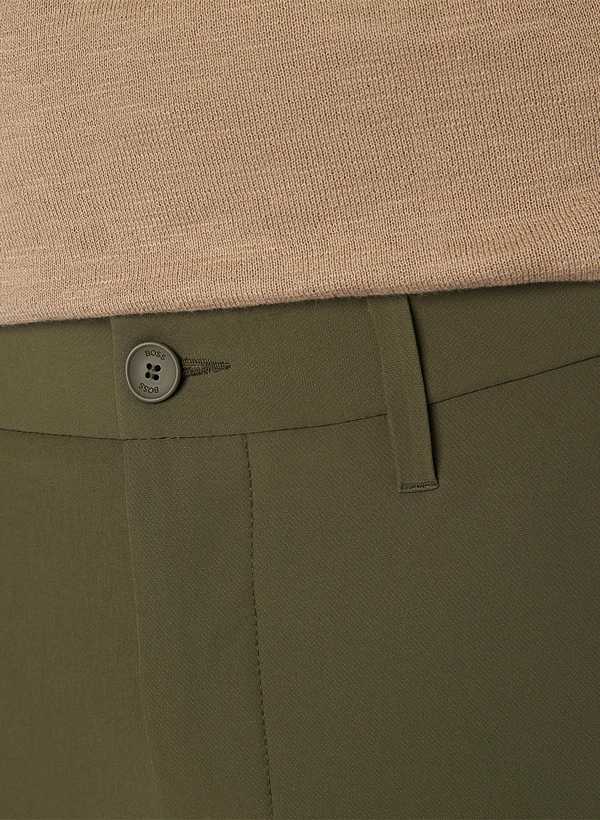 BOSS Green, Hose Commuter, Slim Fit, Jersey Wasserabweisend, Dunkelgrün 6 BOSS Green, Hose Commuter, Slim Fit, Jersey Wasserabweisend, Dunkelgrün – Bild 4