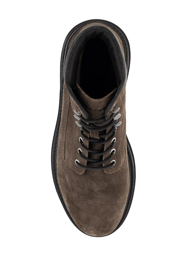 Gant, Schnürboots Clafton, Veloursleder, Braungrau 4 Gant, Schnürboots Clafton, Veloursleder, Braungrau – Bild 2