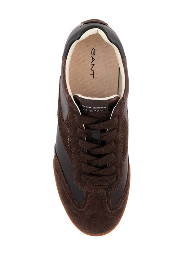 Gant, Sneaker Baylle, Leder, Dunkelbraun 4 Gant, Sneaker Baylle, Leder, Dunkelbraun – Bild 2