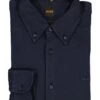 BOSS Orange, Hemd Myjersey, Slim Fit, Jersey, Dunkelblau -Herrenausstatter Geschaft 448768 norm