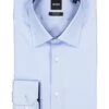 BOSS Black, Hemd Joe, Regular Fit, Baumwolle, Hellblau -Herrenausstatter Geschaft 448770 norm