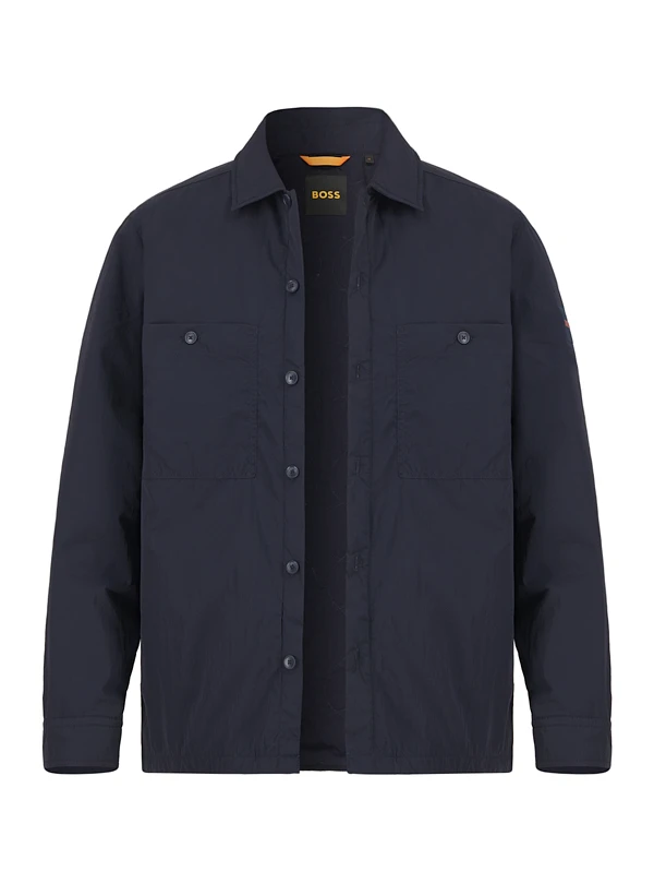 BOSS Orange, Overshirt Locky, Mikrofaser Wattiert, Dunkelblau 3 BOSS Orange, Overshirt Locky, Mikrofaser Wattiert, Dunkelblau
