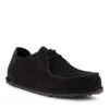 BIRKENSTOCK, Mokassins Utti, Veloursleder, Normale Passform, Schwarz -Herrenausstatter Geschaft 448801 norm