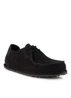 BIRKENSTOCK, Mokassins Utti, Veloursleder, Normale Passform, Schwarz